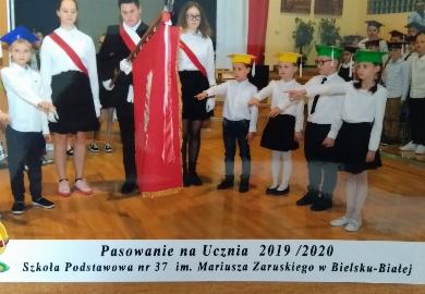 Ślubowanie klas pierwszych i pasowanie na ucznia Szkoły Podstawowej nr 37