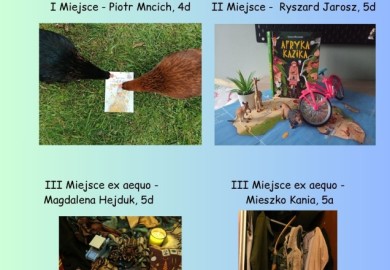 Wyniki konkursu fotograficznego „Otwórz książkę – odkryj świat!”