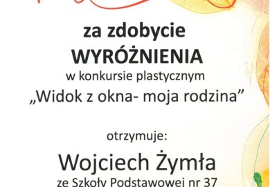 "Widok z okna - moja rodzina"