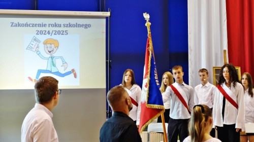 Uroczystość zakończenia roku szkolnego 2024/2025 dla uczniów klas 4-8
