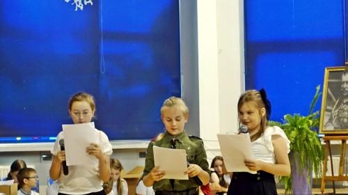 Uroczysta akademia z okazji zakończenia roku szkolnego i pożegnanie klas ósmych.
