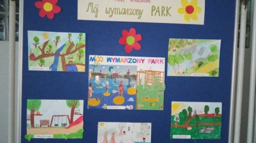 KONKURS PLASTYCZNY "MÓJ WYMARZONY PARK"- WYSTAWA W KLUBIE KARPATEK