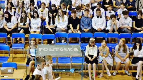 Uroczystość zakończenia roku szkolnego 2024/2025 dla uczniów klas 4-8