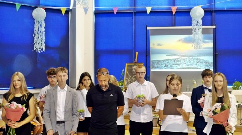 Uroczysta akademia z okazji zakończenia roku szkolnego i pożegnanie klas ósmych.