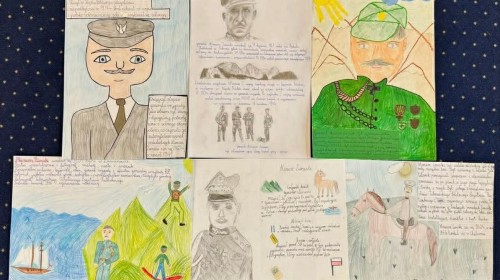 XVIII KONKURS PLASTYCZNO-LITERACKIEGO „ZNAM POSTAĆ GENERAŁA MARIUSZA ZARUSKIEGO -  PATRONA MOJEJ SZKOŁY”