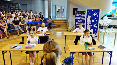 Uroczystość zakończenia roku szkolnego 2024/2025 dla uczniów klas 4-8