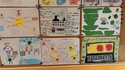 konkurs plastyczny pt. „Cyberbezpieczeństwo w ramach przeciwdziałania zachowaniom przemocowym w sieci”