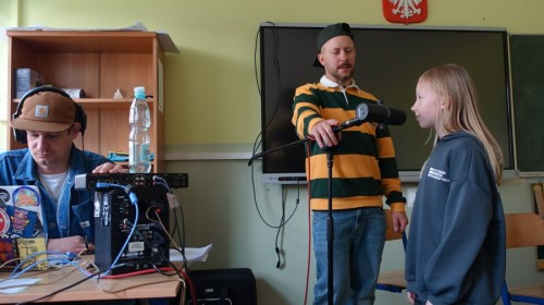 Spotkanie z raperami klas 5