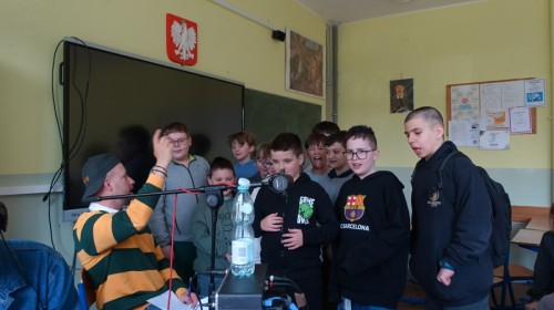 Spotkanie z raperami klas 5