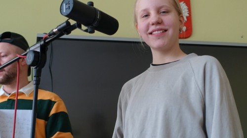 Spotkanie z raperami klas 5