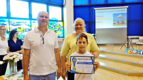 Uroczystość zakończenia roku szkolnego 2024/2025 dla uczniów klas 4-8
