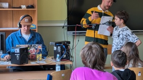 Spotkanie z raperami klas 5