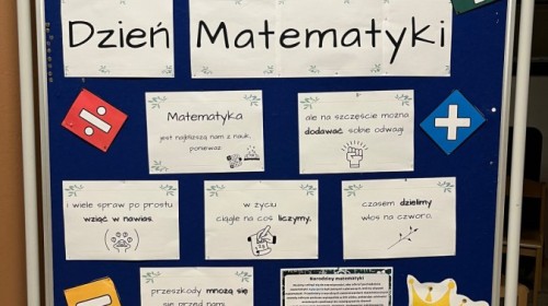 „Dzień z Matematyką„ 🫶🌷☀️🌻