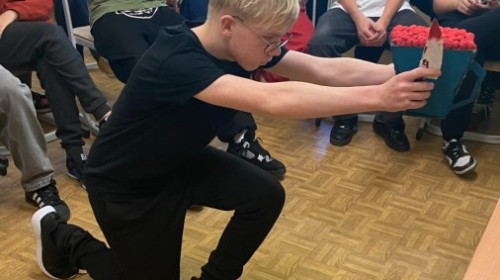 "BALLADYNA" WŚRÓD SIÓDMOKLASISTÓW