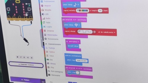 Micro:bit na lekcjach informatyki