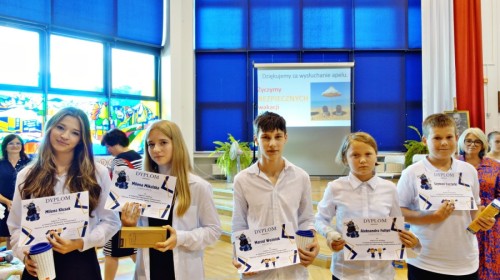 Uroczystość zakończenia roku szkolnego 2024/2025 dla uczniów klas 4-8