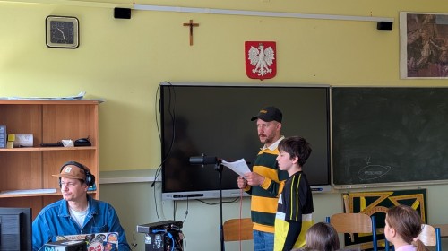 Spotkanie z raperami klas 5