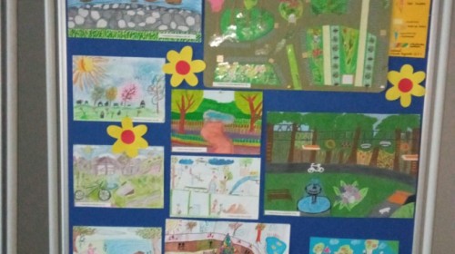 KONKURS PLASTYCZNY "MÓJ WYMARZONY PARK"- WYSTAWA W KLUBIE KARPATEK