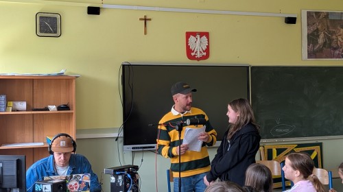 Spotkanie z raperami klas 5