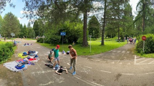 Rajd Szkolny na Błonia - klasy I-IV