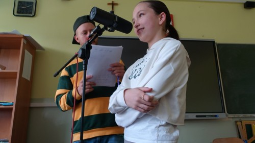 Spotkanie z raperami klas 5