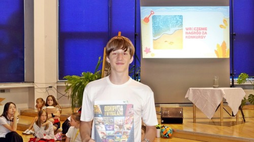 Uroczysta akademia z okazji zakończenia roku szkolnego i pożegnanie klas ósmych.
