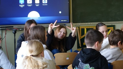 Spotkanie z raperami klas 5