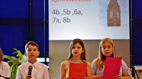Uroczystość zakończenia roku szkolnego 2024/2025 dla uczniów klas 4-8