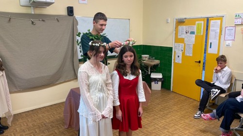 "BALLADYNA" WŚRÓD SIÓDMOKLASISTÓW