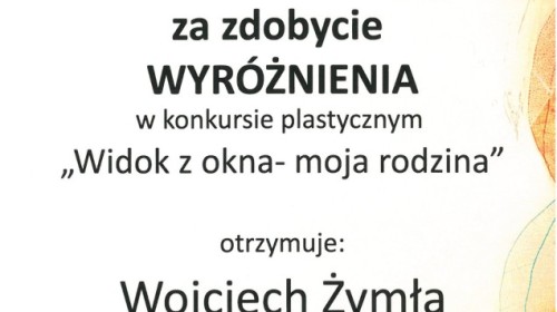 "Widok z okna - moja rodzina"