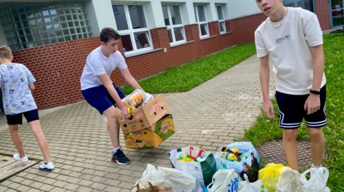 Akcja charytatywna na rzecz osob poszkodowanych w powodzi