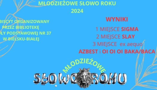 Wyniki Szkolnego Plebiscytu na Młodzieżowe Słowo Roku 2024