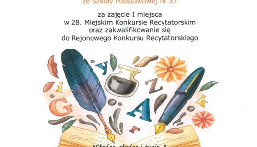 28. Miejski Konkurs Recytatorski
