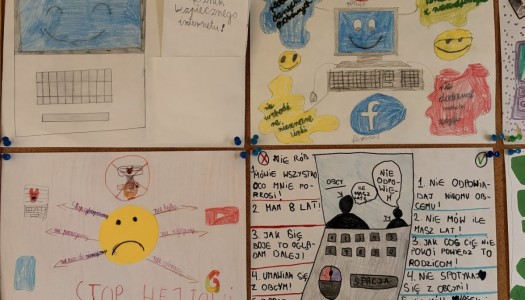 konkurs plastyczny pt. „Cyberbezpieczeństwo w ramach przeciwdziałania zachowaniom przemocowym w sieci”