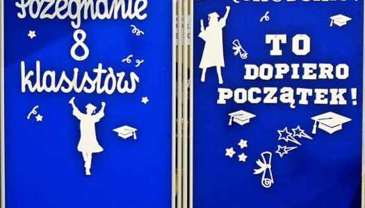 Uroczysta akademia z okazji zakończenia roku szkolnego i pożegnanie klas ósmych.