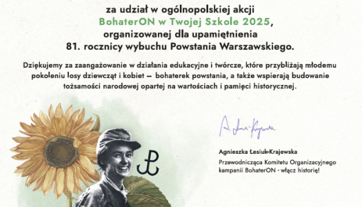 BohaterON w Twojej Szkole