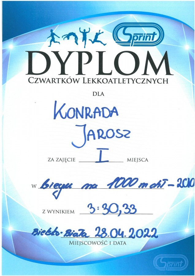 dyplom Konrada